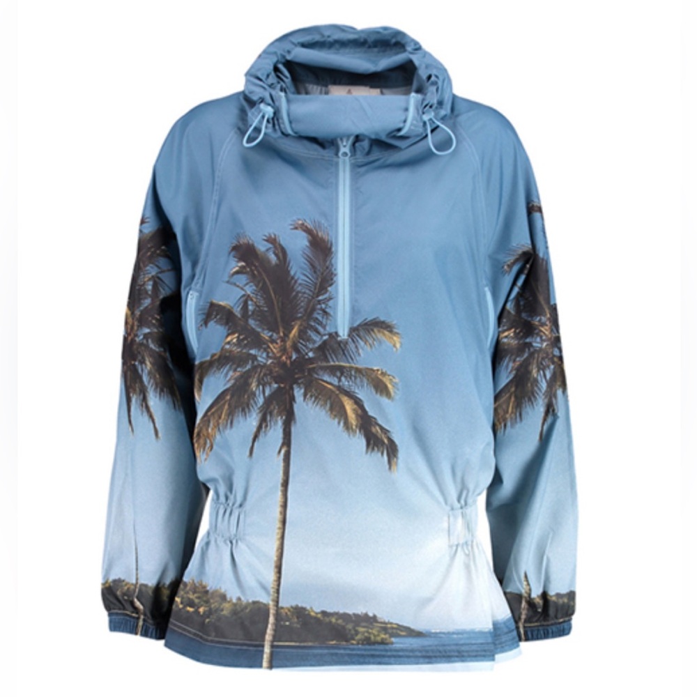 Stella McCartney Adidas Palm Tree windbreaker jacket